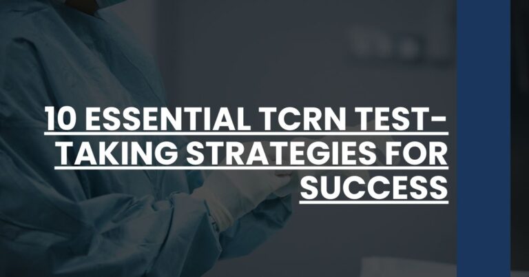 10 Essential TCRN Test-Taking Strategies for Success Feature Image