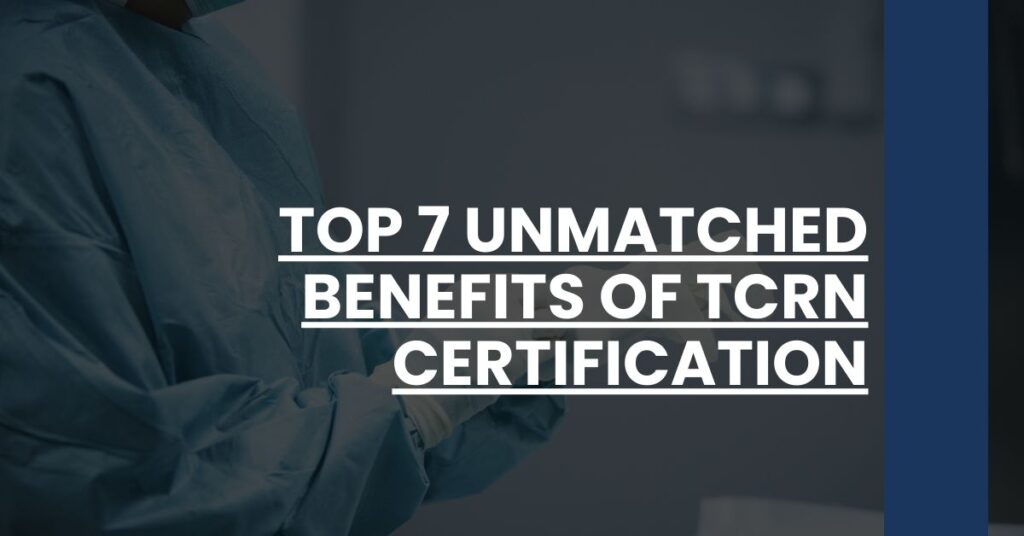 Top 7 Unmatched Benefits of TCRN Certification Feature Image